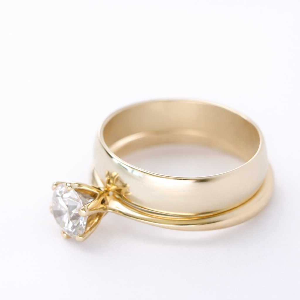 Solis Ring | 14K Gold Classic Solitaire Diamond Engagement Ring